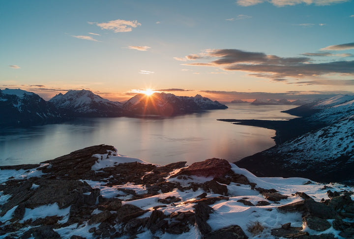 De middernachtzon achterna in Scandinavië