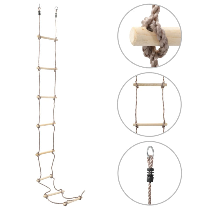 Touwladder 290 Cm Hout