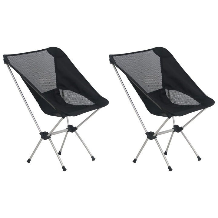 Campingstoelen 2 St Met Draagtas 54X50X65 Cm Aluminium