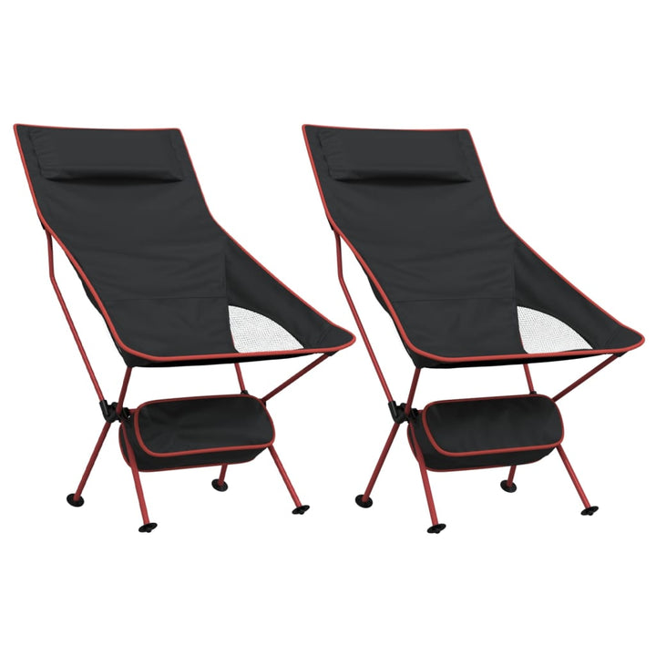 Campingstoelen 2 St Inklapbaar Oxford Stof En Aluminium