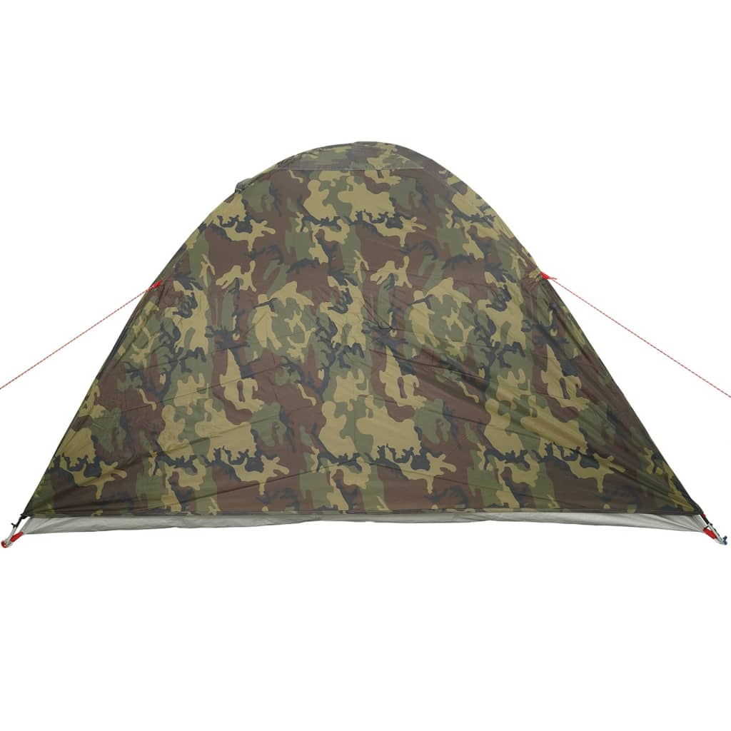 Koepeltent 4-Persoons Waterdicht Camouflage Gerookt Eiken