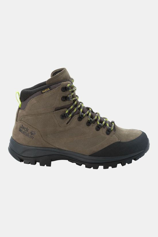 Jack Wolfskin Rebellion Texapore Mid Wandelschoen Groen