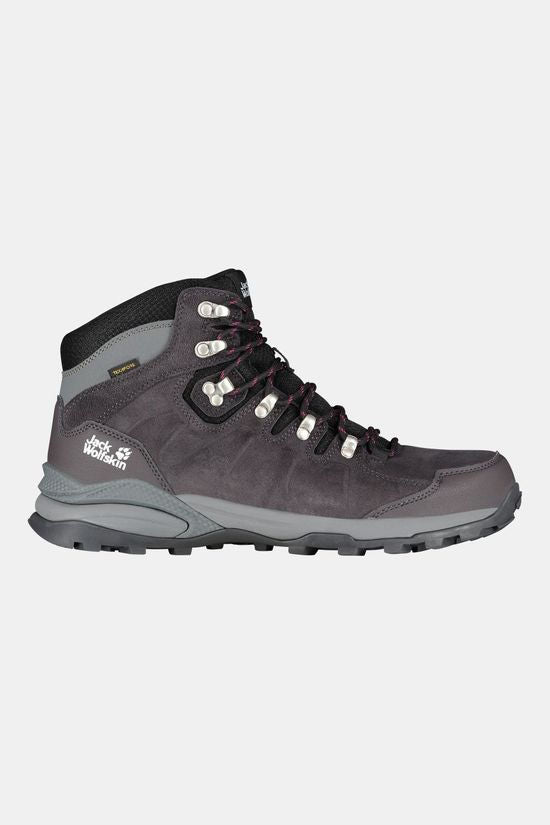 Jack Wolfskin Refugio Texapore Mid Wandelschoen Dames Grijs