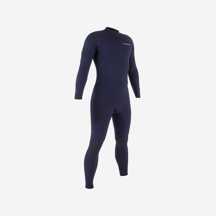 Wetsuit voor surfen heren 100 neopreen 2/2 mm blauw