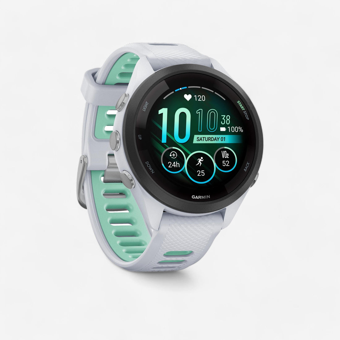 Multisport horloge met hartslagmeting en gps forerunner 265s music wit