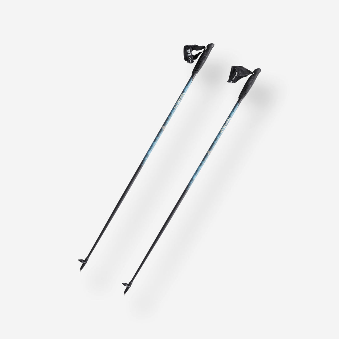 Nordic walking stokken carbon nw p500 blauw