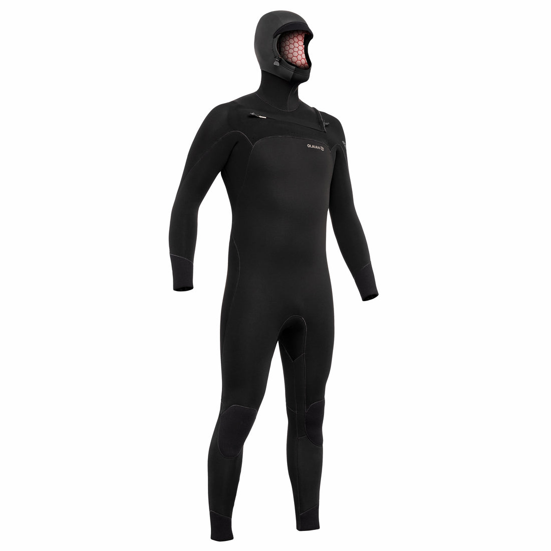 Surfwetsuit voor heren 900 neopreen 5/4 mm kap